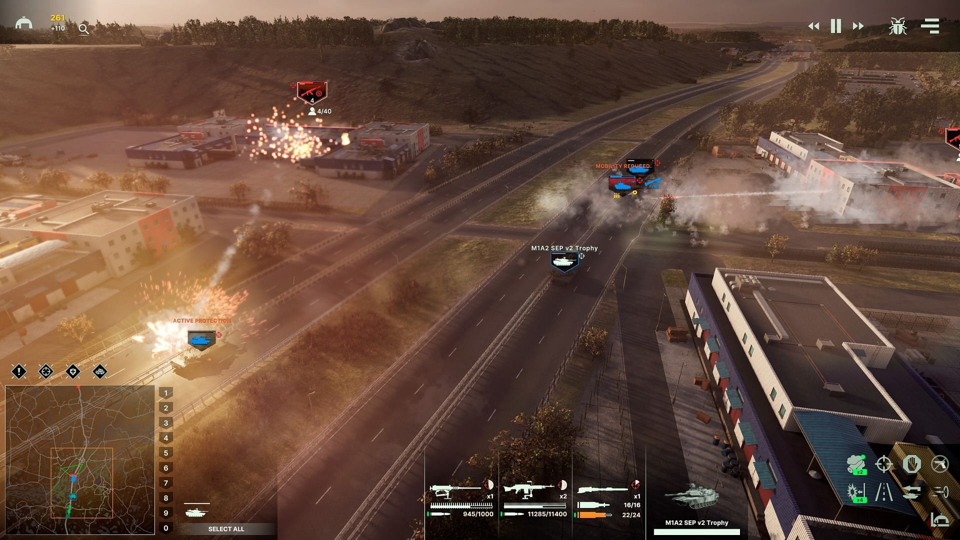 Your playstyle and strategy depend on the units you use (Image via Slitherine Ltd)